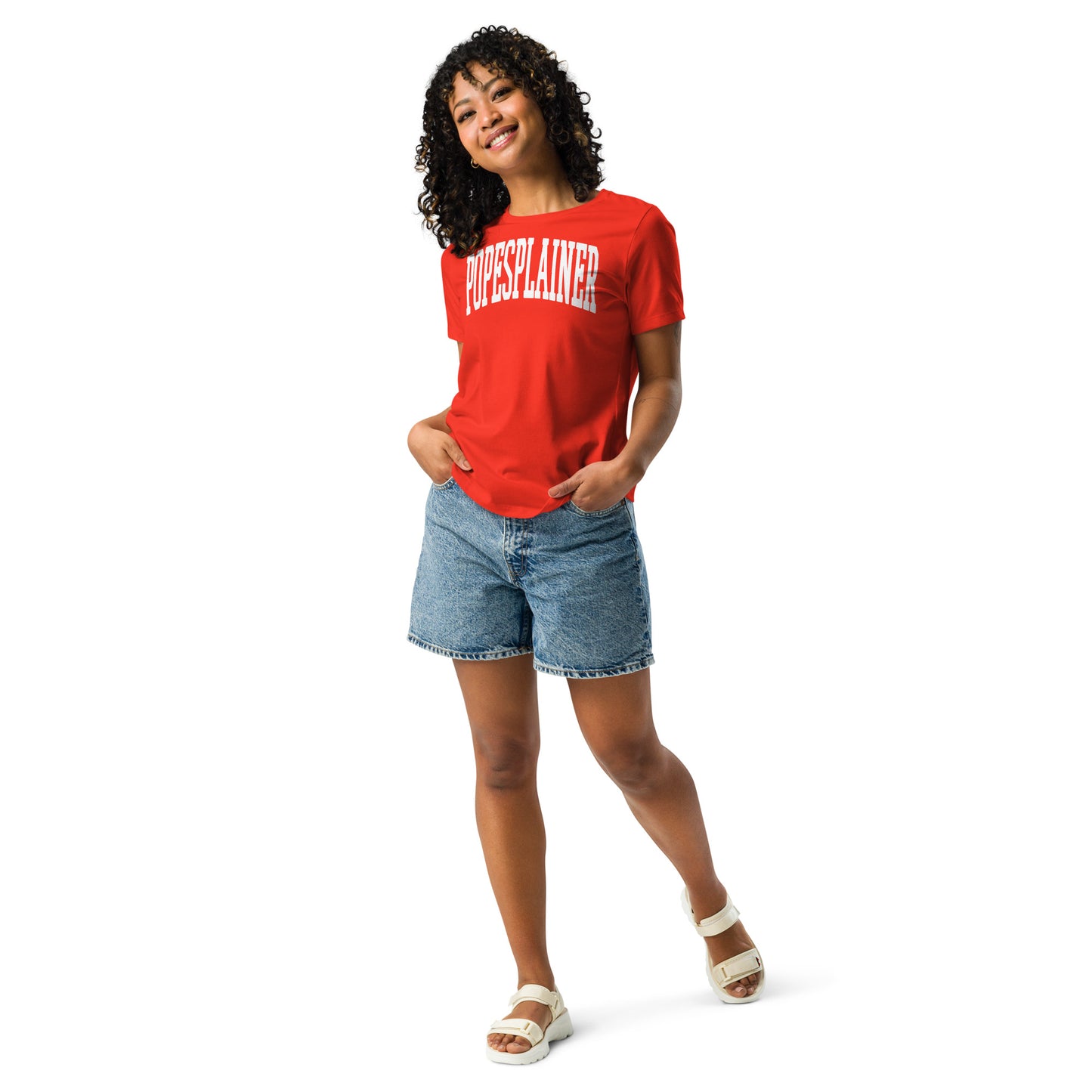 POPESPLAINER Women's Relaxed T-Shirt MORE COLORS AVAILABLE